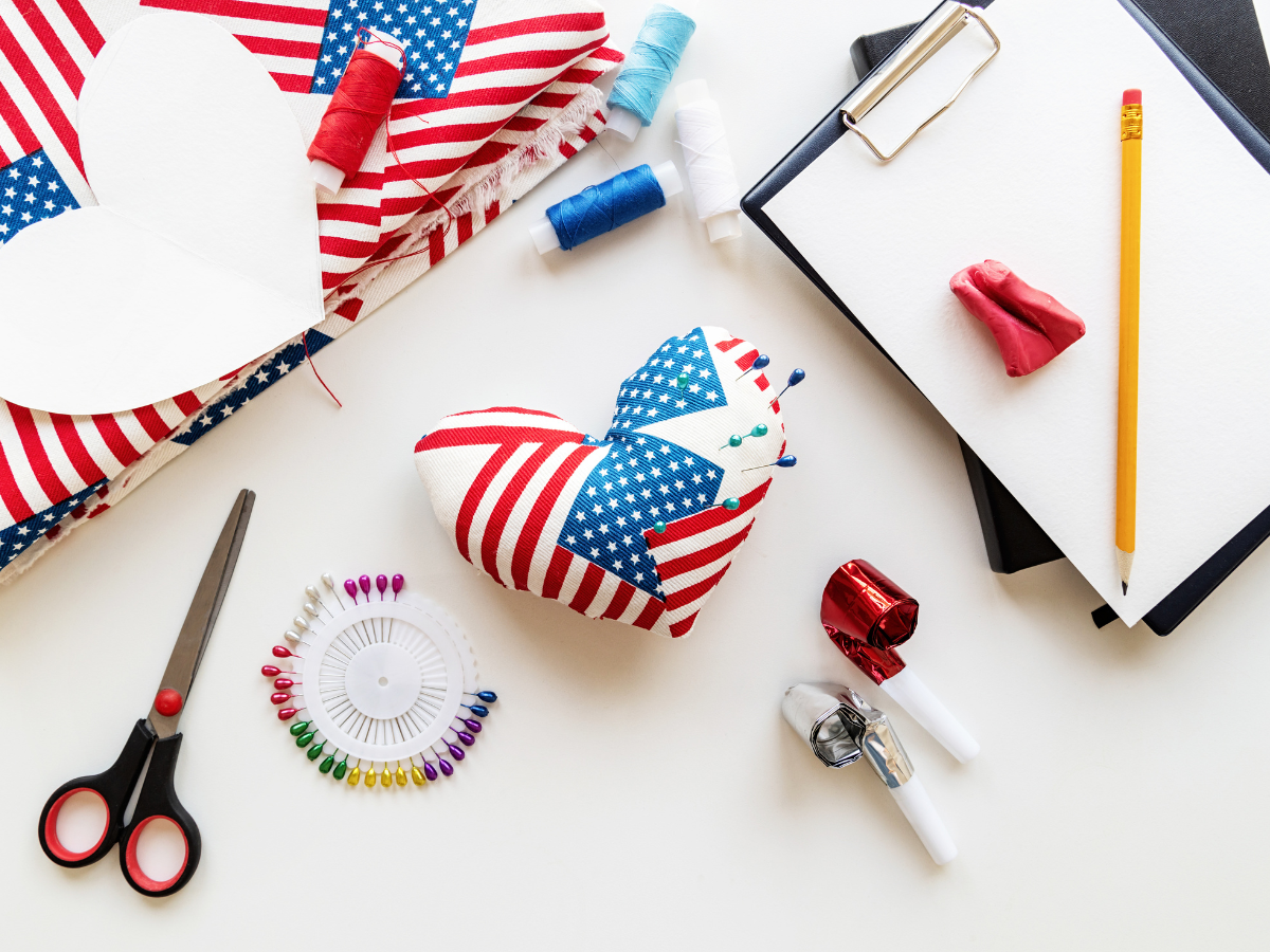 4th of July craft supplies