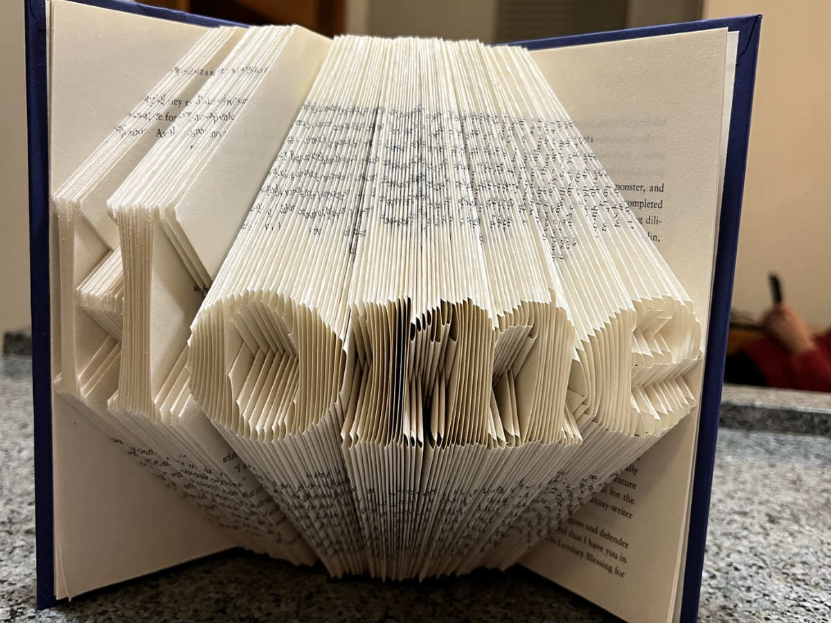 start a book folding hobby