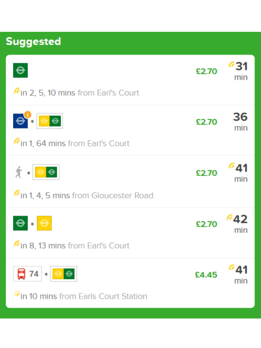 Amazing Citymapper App Instructions