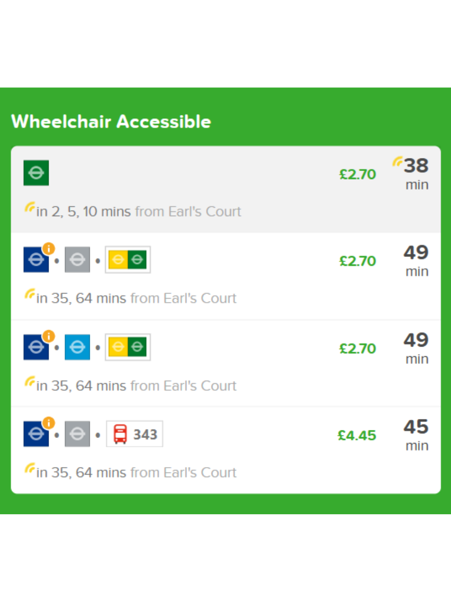 Amazing Citymapper App Wheelchair Accessibility