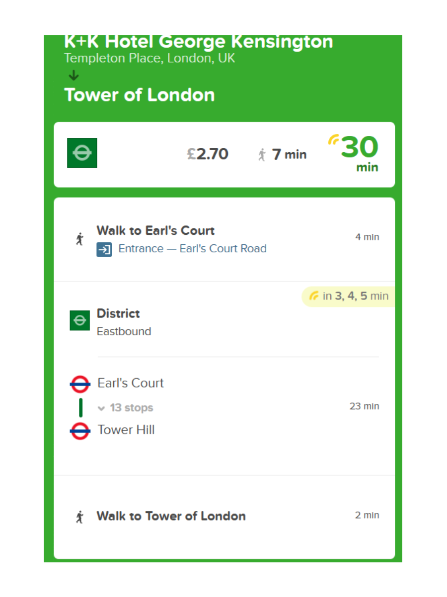 Amazing Citymapper App Instructions