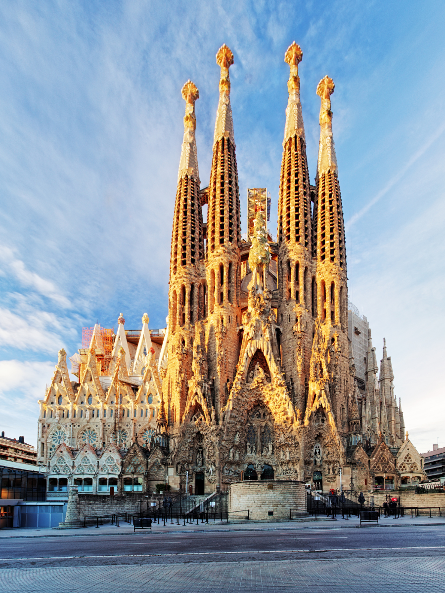 Visit the Sagrada Familia on your first trip to Europe.