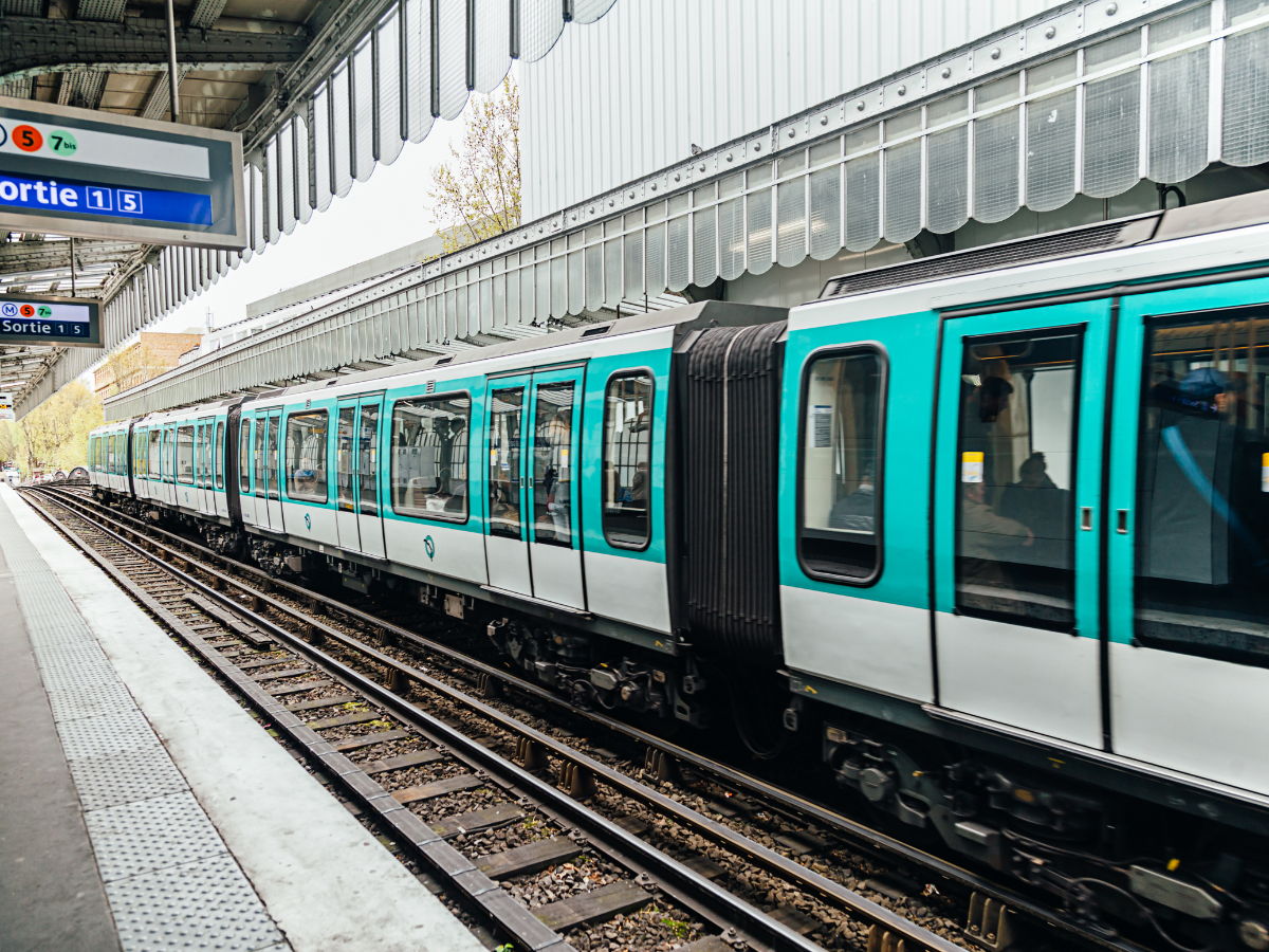 Paris Metro on our first trip to Europe