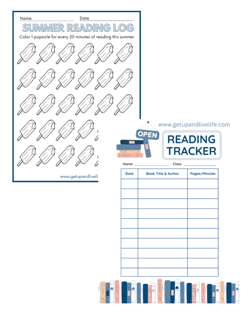 Reading Tracker Pages