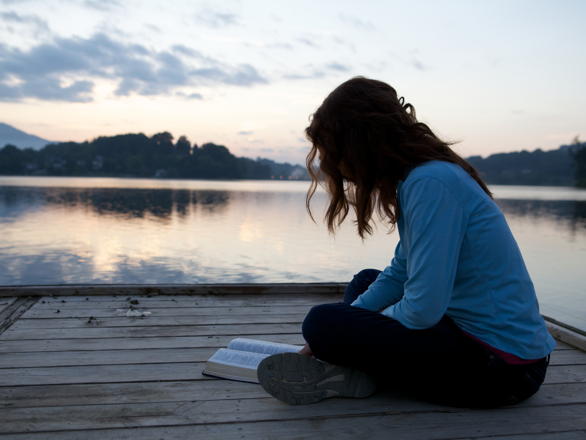 Develop a reading habit by the water.