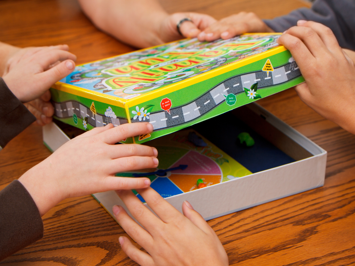 Choose games for all ages for family game nights.