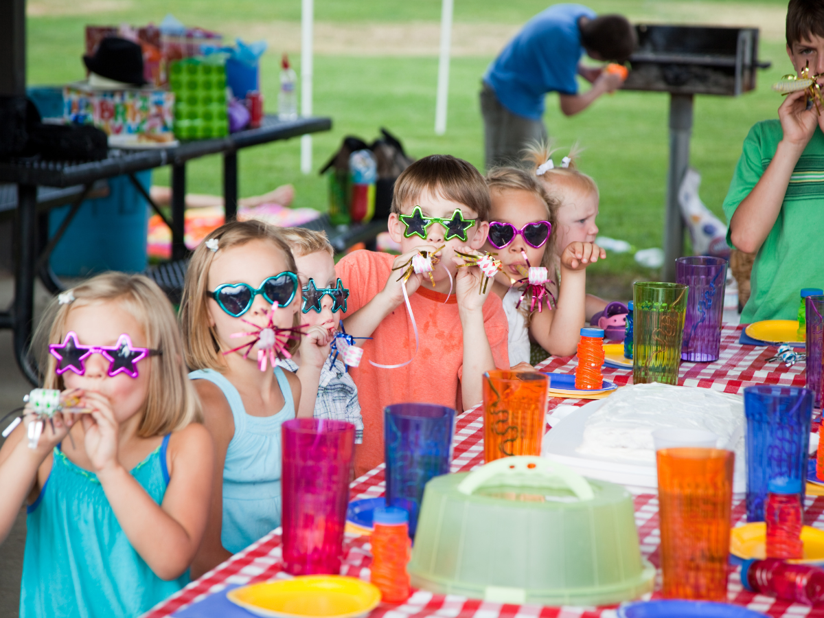 Celebrating the end of school party