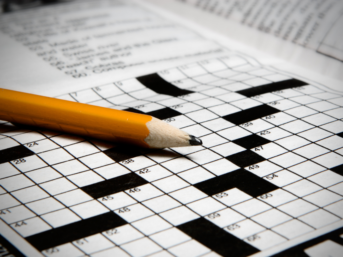 Solve crossword puzzles for daily brain games.