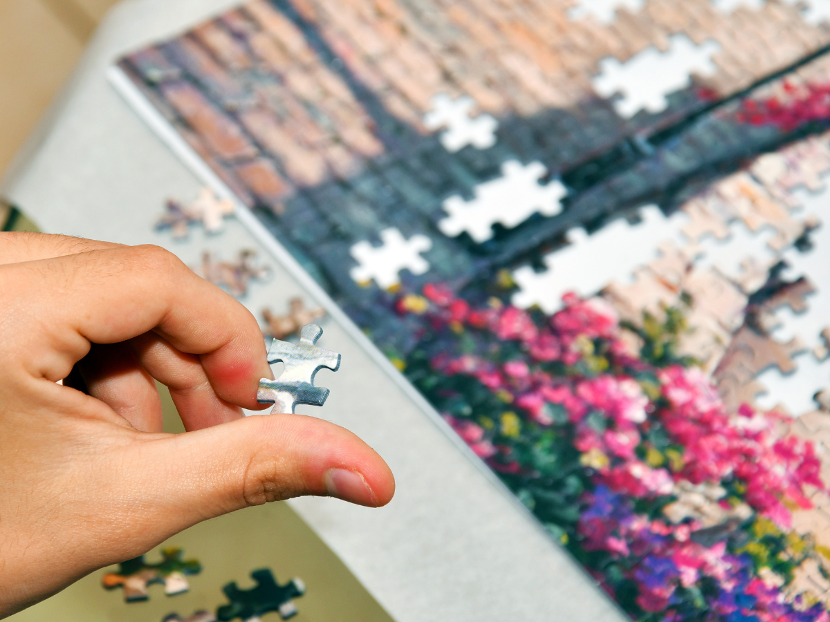 Do puzzles for mental activity.