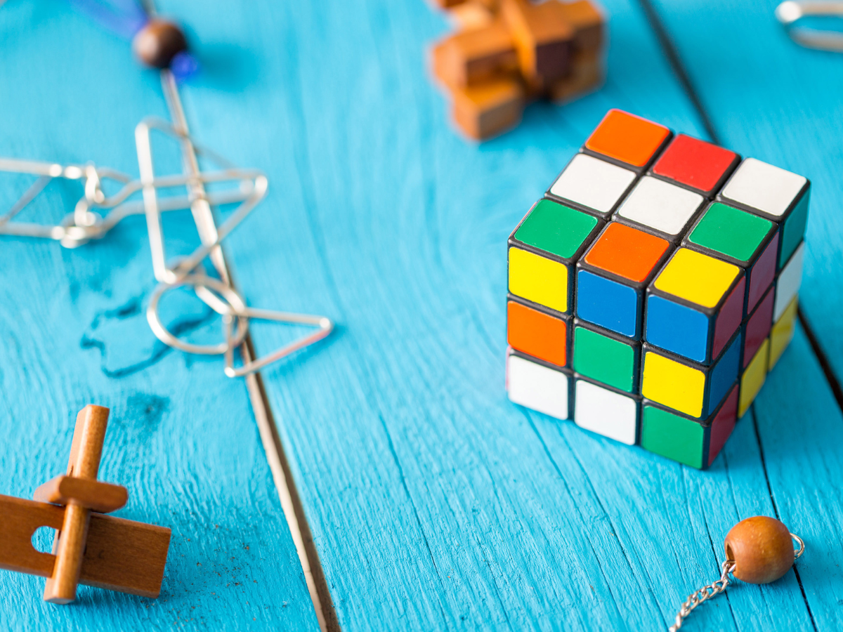 Need mental stimulation solve a Rubik's cube.