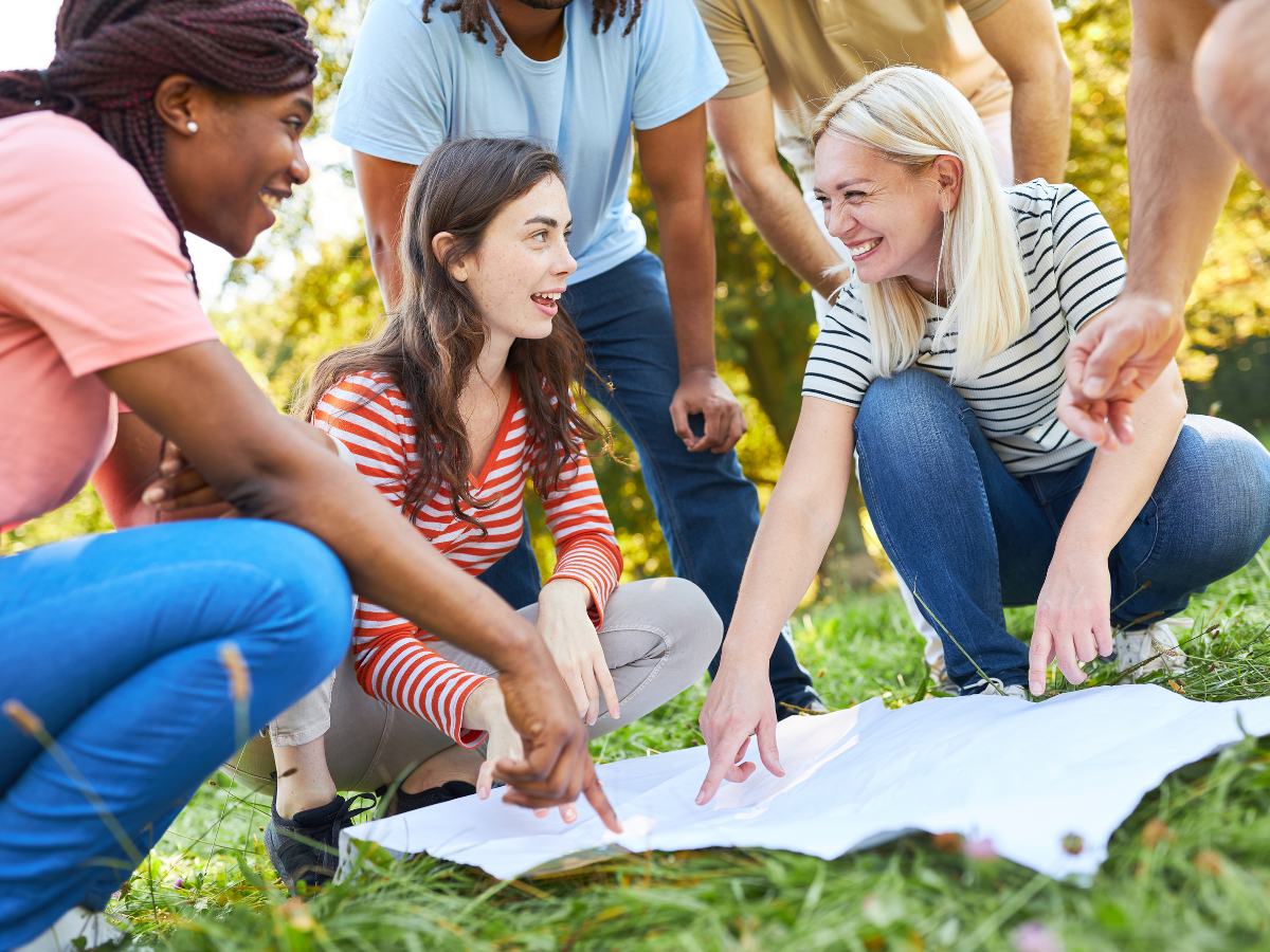 Create a neighborhood scavenger hunt at your amazing block party.