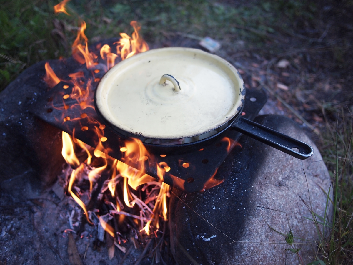 For a great meal cook outdoors.