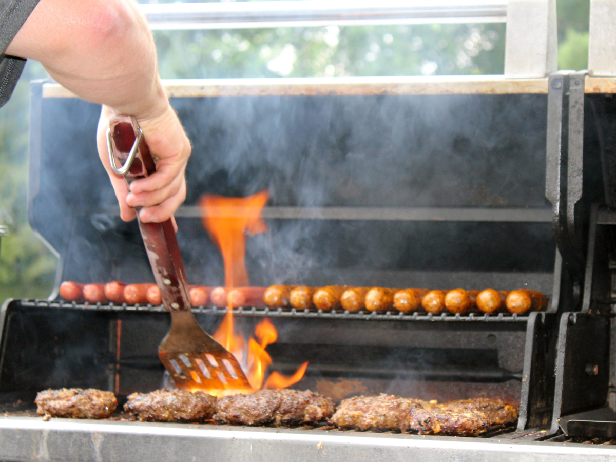 Grilling is a fantastic way to cook outdoors.