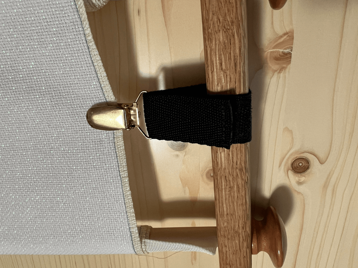 Fabric tensioners - favorite cross stitch tools.